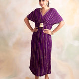 PURPLE MASHA KAFTAN DRESS