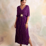 PURPLE MASHA KAFTAN DRESS