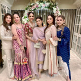 TARA KURTA , TROUSERS AND ODHANI - SET OF 3