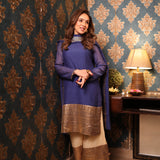 BLUE ADIVA KURTA SET