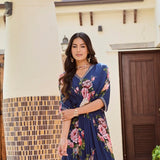 FLORAL MASHA KAFTAN DRESS