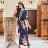 FLORAL MASHA KAFTAN DRESS