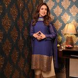 BLUE ADIVA KURTA SET