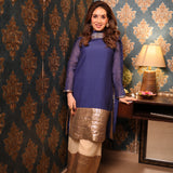 BLUE ADIVA KURTA SET
