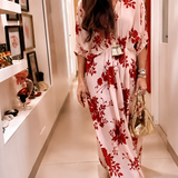 ANAITA SHROFF ADJANIA I PEACH & RED MASHA KAFTAN