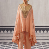 PEACH MIHIKA KURTA SET
