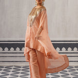 PEACH MIHIKA KURTA SET