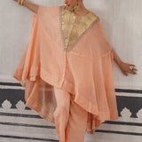 PEACH MIHIKA KURTA SET