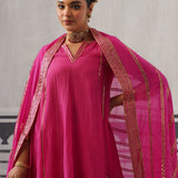 PINK AND CREAM IRA KURTA SET
