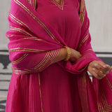 PINK AND CREAM IRA KURTA SET