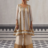 GREY AND PINK DIVI KURTA SET