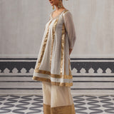 GREY AND PINK DIVI KURTA SET