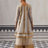 GREY AND PINK DIVI KURTA SET