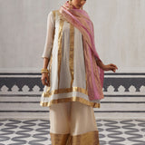 GREY AND PINK DIVI KURTA SET