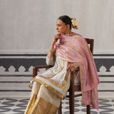 GREY AND PINK DIVI KURTA SET