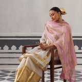 GREY AND PINK DIVI KURTA SET