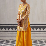 YELLOW ABA KURTA SET