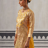YELLOW ABA KURTA SET