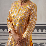 YELLOW ABA KURTA SET