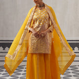 YELLOW ABA KURTA SET