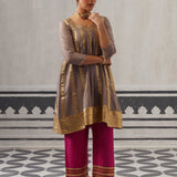 GREY AND PINK DIVI KURTA SET