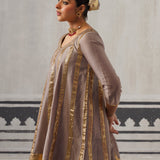 GREY AND PINK DIVI KURTA SET