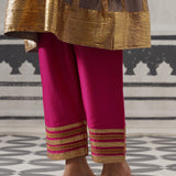 GREY AND PINK DIVI KURTA SET