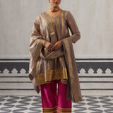 GREY AND PINK DIVI KURTA SET