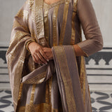 GREY AND PINK DIVI KURTA SET