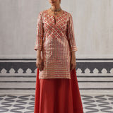 CORAL ABA KURTA SET