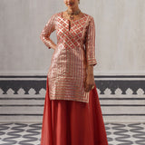 CORAL ABA KURTA SET