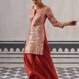 CORAL ABA KURTA SET