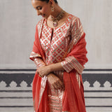 CORAL ABA KURTA SET