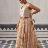 CREAM ISHA LEHENGA SET