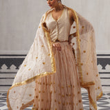CREAM ISHA LEHENGA SET