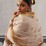 CREAM ISHA LEHENGA SET