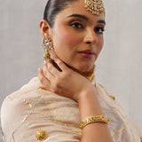 CREAM ISHA LEHENGA SET