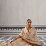 CREAM ISHA LEHENGA SET