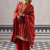RED KIMI KURTA SET