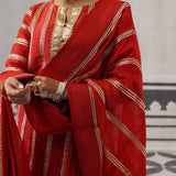 RED KIMI KURTA SET