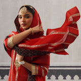 RED KIMI KURTA SET