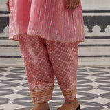 PINK SIMI KURTA SET