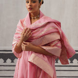 PINK SIMI KURTA SET
