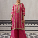 PINK KIMI KURTA SET