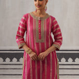 PINK KIMI KURTA SET
