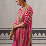 PINK KIMI KURTA SET
