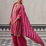 PINK KIMI KURTA SET