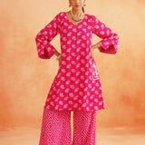 GAURI KURTA , PANT AND ODHANI SET OF 3