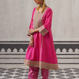 RANI PINK FAZILKA KURTA SET