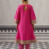 RANI PINK FAZILKA KURTA SET